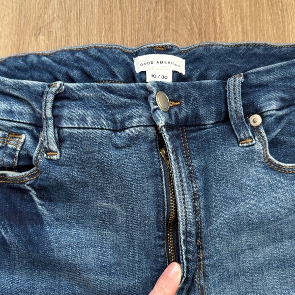Good American Good Legs Skinny Jeans GLRSH873T indigo502 Size 10/30 - Picture 6 of 11